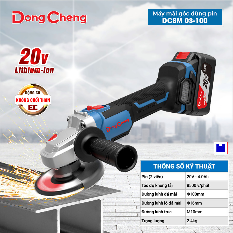 Máy Mài Góc Dùng Pin Dcsm 03 100